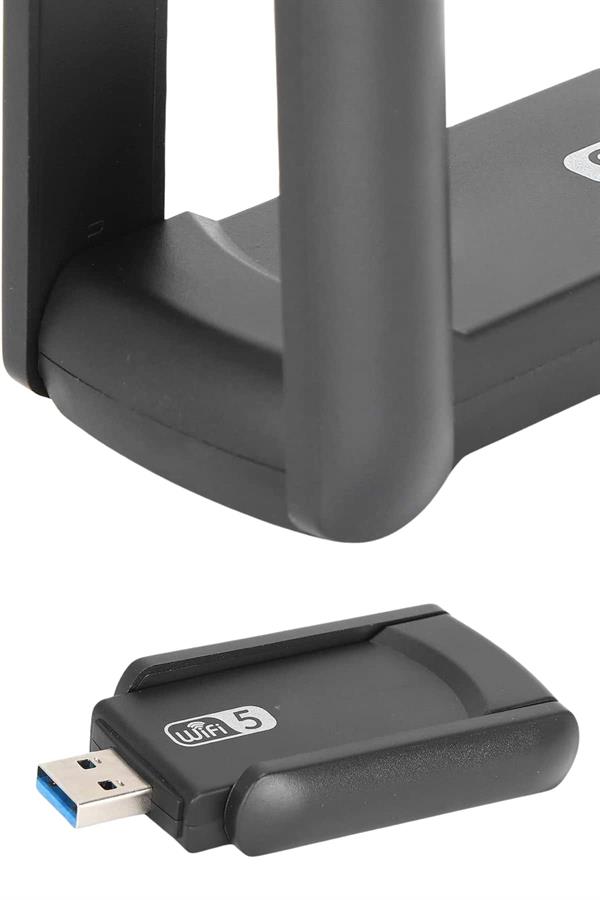 Mbps Wifi Alıcı Kablosuz Wifi Adaptörü Çift Band Çift Antenli - Lisinya
