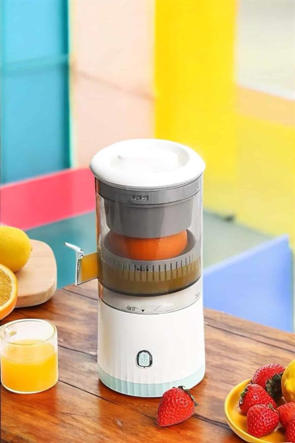 Meyve Sıkacağı USB Şarjlı Taşınabilir Çift Bıçaklı Güvenlik Kilidi - Lisinya