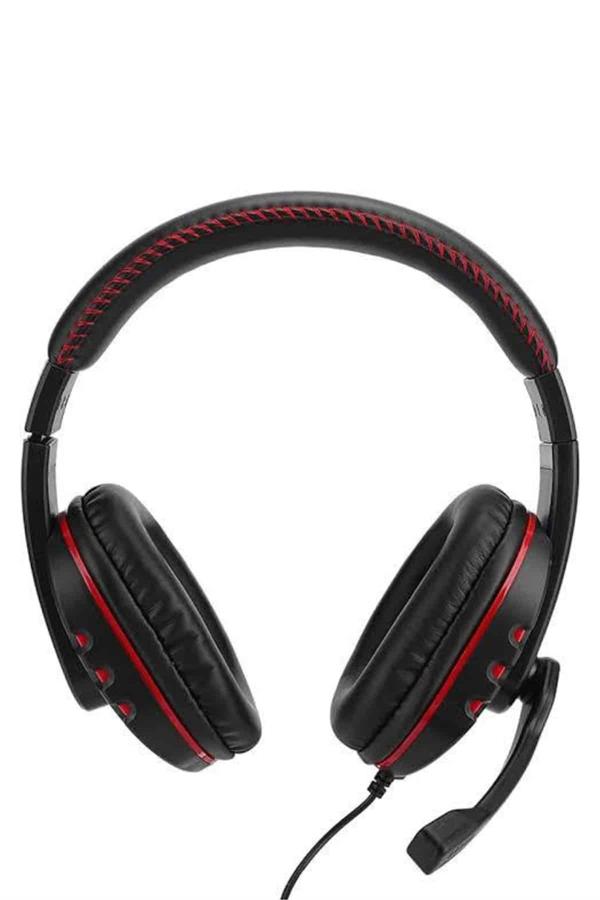 Mikrofonlu Gamer Kulaklık Oyuncu Kulaklığı Yüksek Ses Kaliteli Stereo Yumuşak Yastıklar - Lisinya