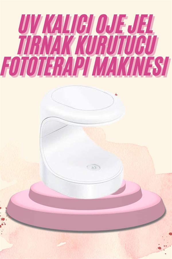 Mini Taşınabilir Kalıcı Oje Jel Tırnak Kurutucu Fototerapi Makinesi - Lisinya