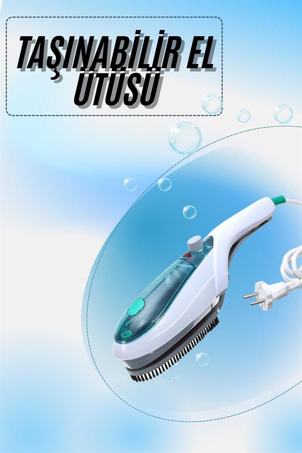 1500W Taşınabilir Buharlı Ütü | Tüm Kumaşlara Uygun, Aksesuar Setli, Kompakt Tasarım - Lisinya