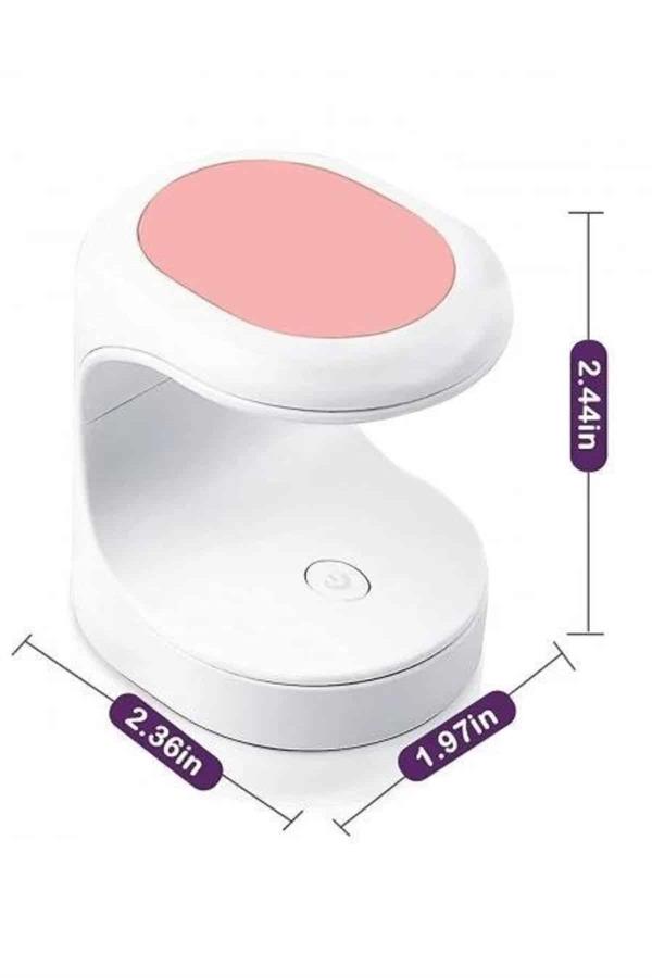 Protez Tırnak Kurutucu Kalıcı Oje Led Oje Kurutucu UV Işınlı Taşınabilir - Lisinya