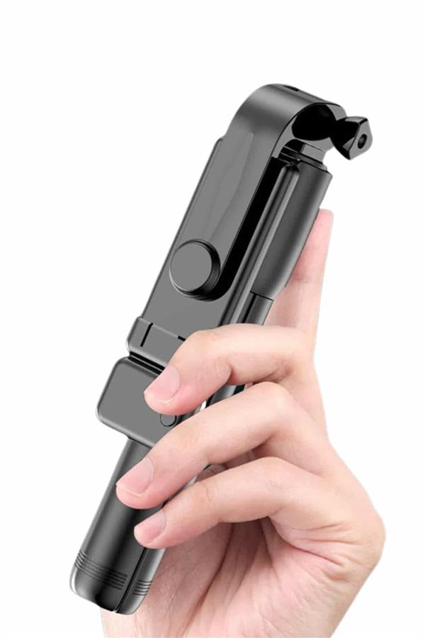 Selfie Çubuğu Tripod Bluetooth Kumandalı Selfie Çubuğu Telefon Tutucu - Lisinya