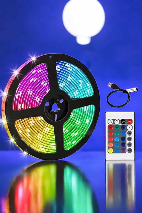 Smart Şerit Led TV Arkası Renkli Kumandalı 10 Metre - Lisinya