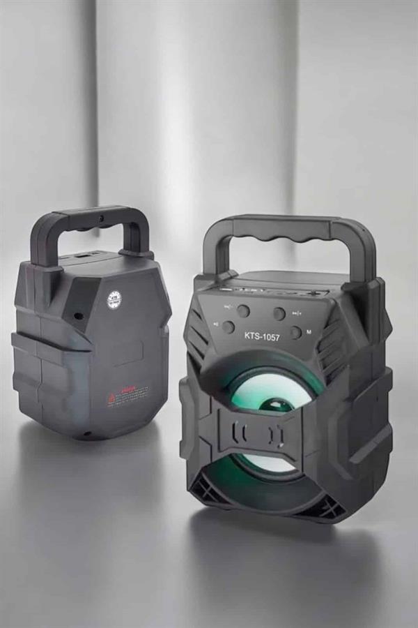 Taşınabilir Bluetooth Hoparlör Led Işıklı Uzun Pil Ömrü - Lisinya