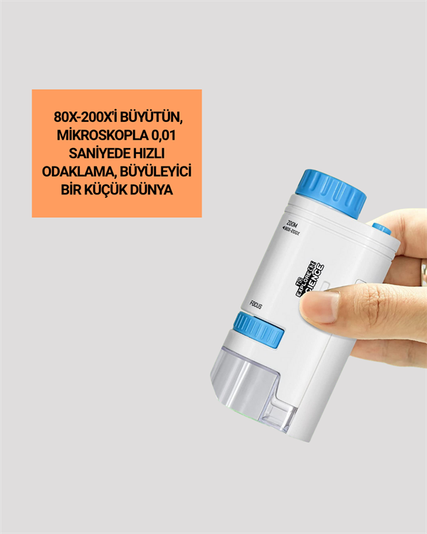 MİNİ ÇOCUK MİKROSKOBU - Lisinya