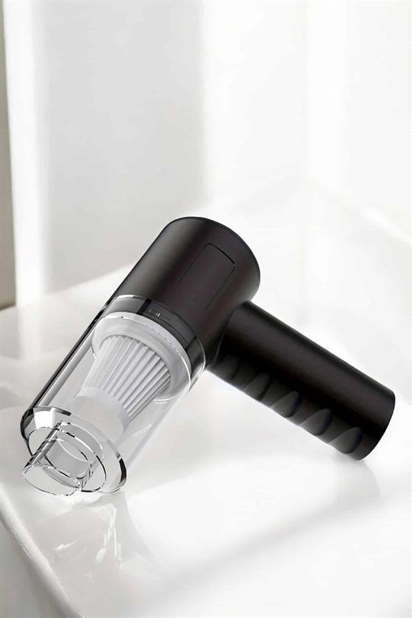 Üflemeli Güçlü Vakumlu Ev Ofis Araç Süpürgesi El Süpürgesi Şarjlı - Lisinya