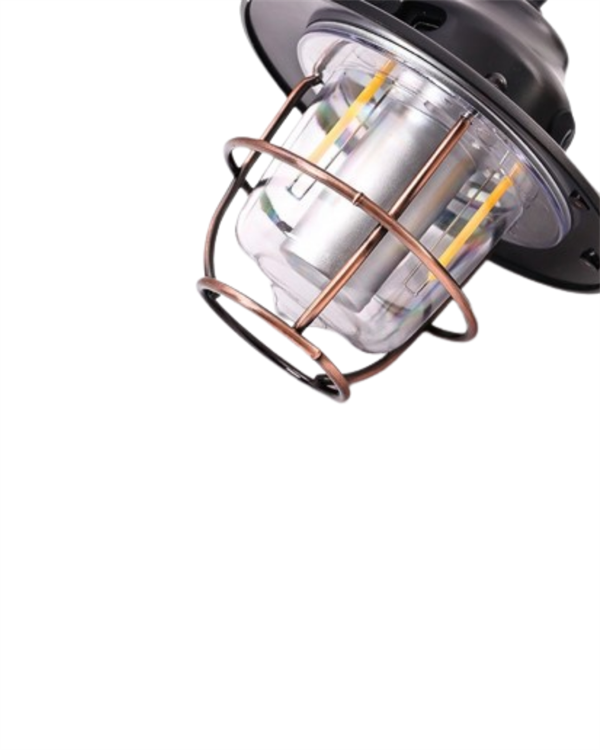 4 Fonksiyonlu Dekoratif Kamp Lambası – Tungsten Ampul, USB Çıkışlı - Lisinya