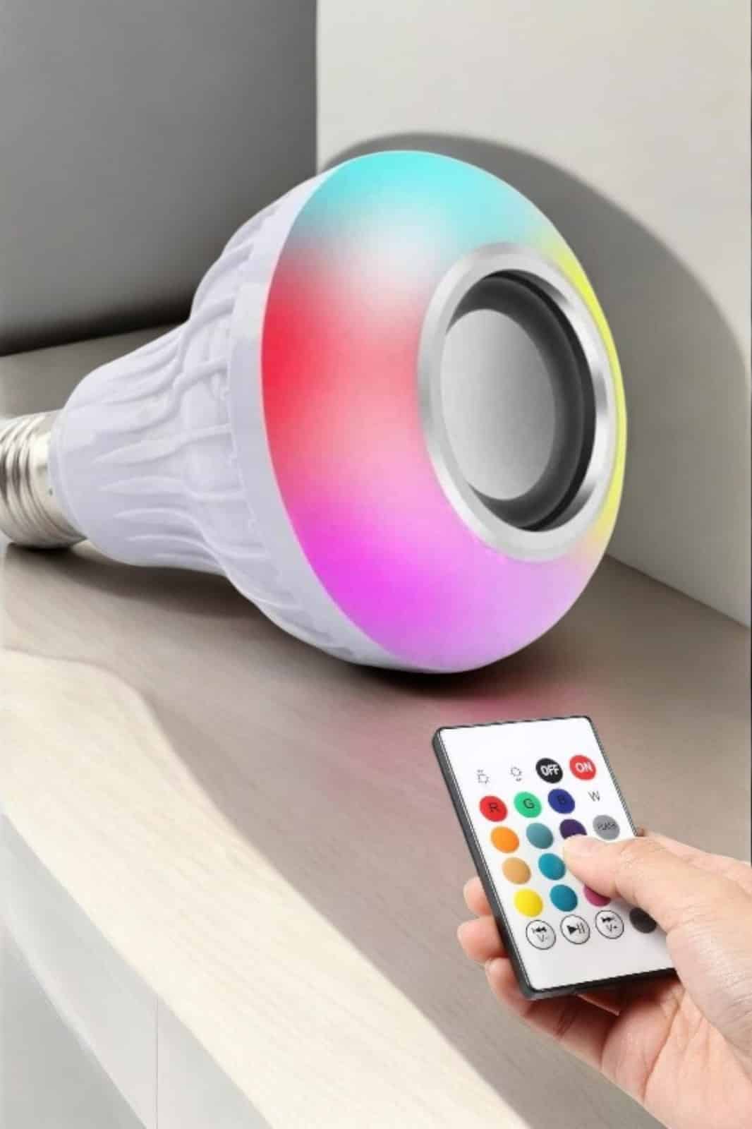 Lamba Led Hoparlör Dayanıklı ve Uzun Ömürlü Bluetooth Hoparlör - Lisinya