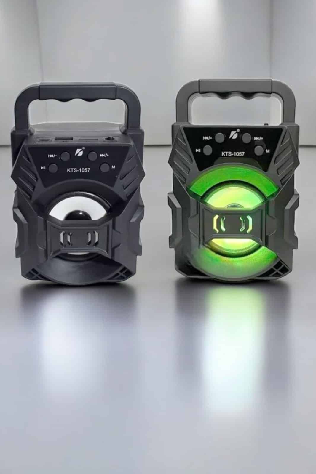 Taşınabilir Bluetooth Hoparlör Led Işıklı Uzun Pil Ömrü - Lisinya