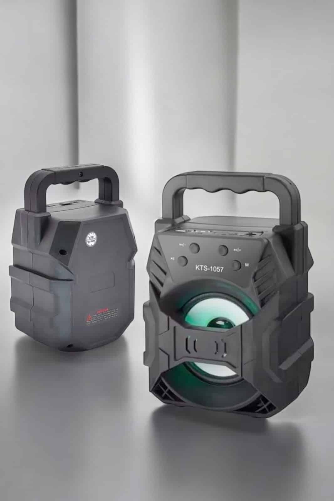 Taşınabilir Bluetooth Hoparlör Led Işıklı Uzun Pil Ömrü - Lisinya