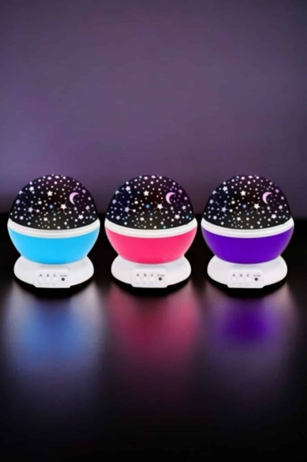 Mavi ve Mor Işıklı Projeksiyon Lambası - Lisinya