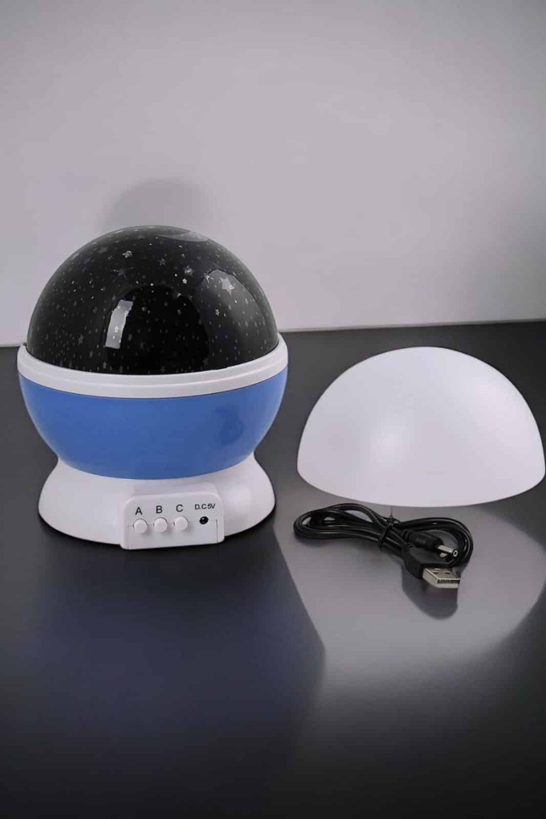 Mavi ve Mor Işıklı Projeksiyon Lambası - Lisinya