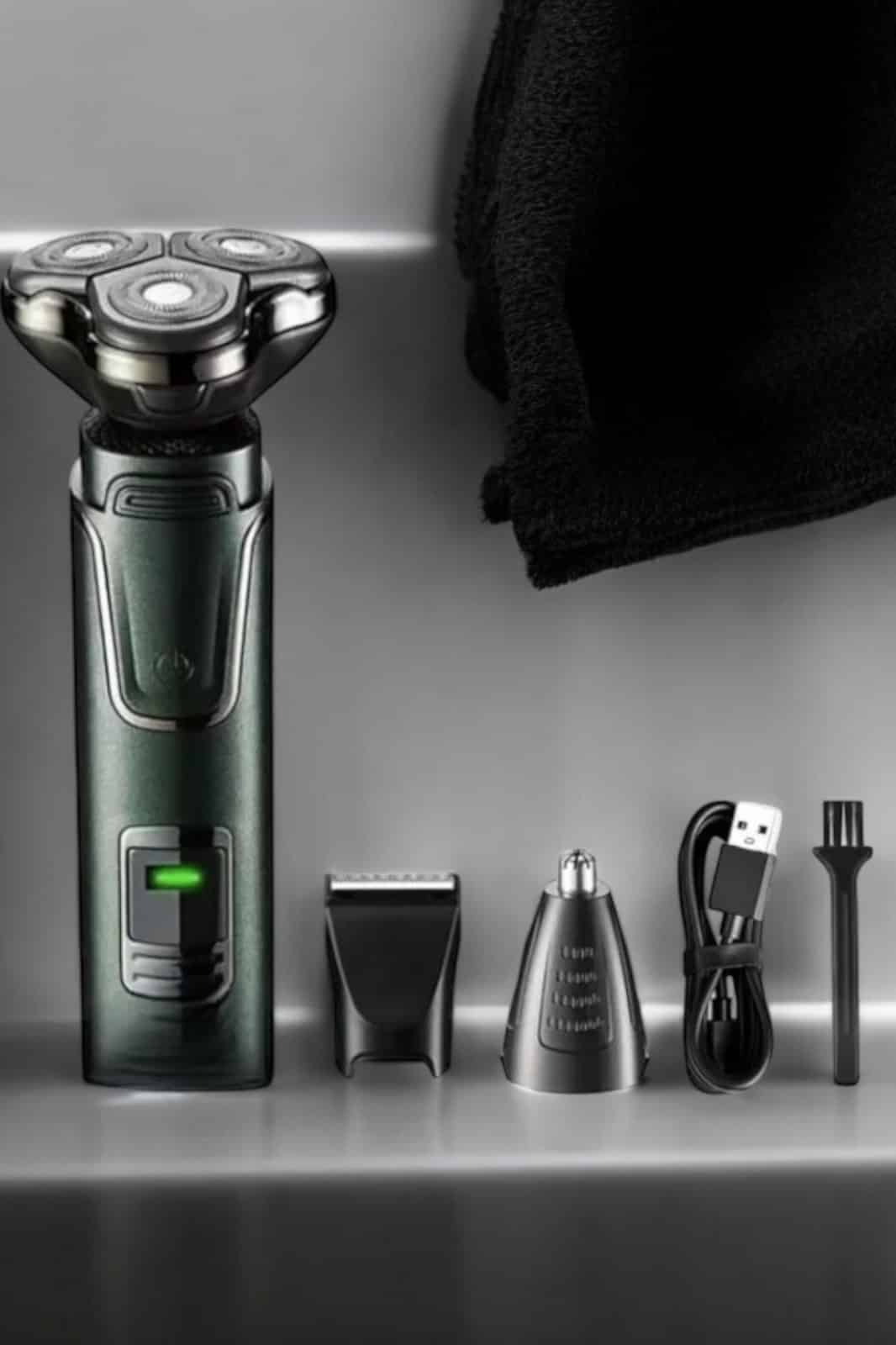 3 Başlıklı Profesyonel Saç ve Sakal Bakım Seti Vücut, Burun ve Kulak Tüy Alma - Lisinya