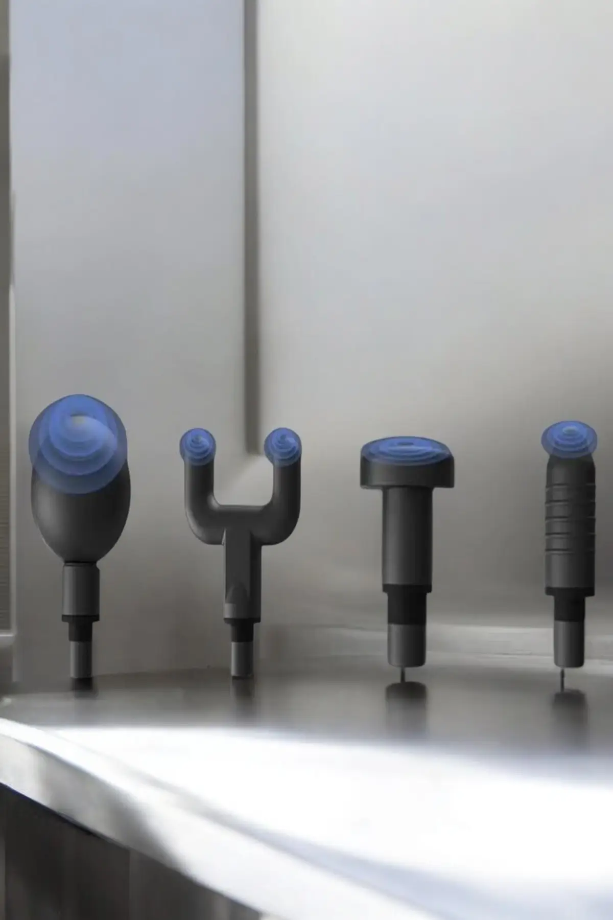 4 Başlıklı Darbeli Şarjlı Masaj Aleti Tabancası Kablosuz - Lisinya