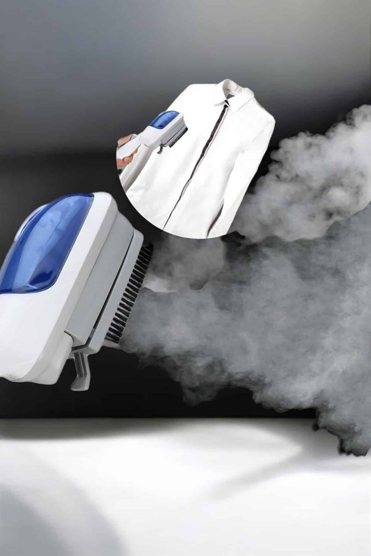 Buharlı El Ütüsü Taşınabilir Kompakt Su Hazneli - Lisinya