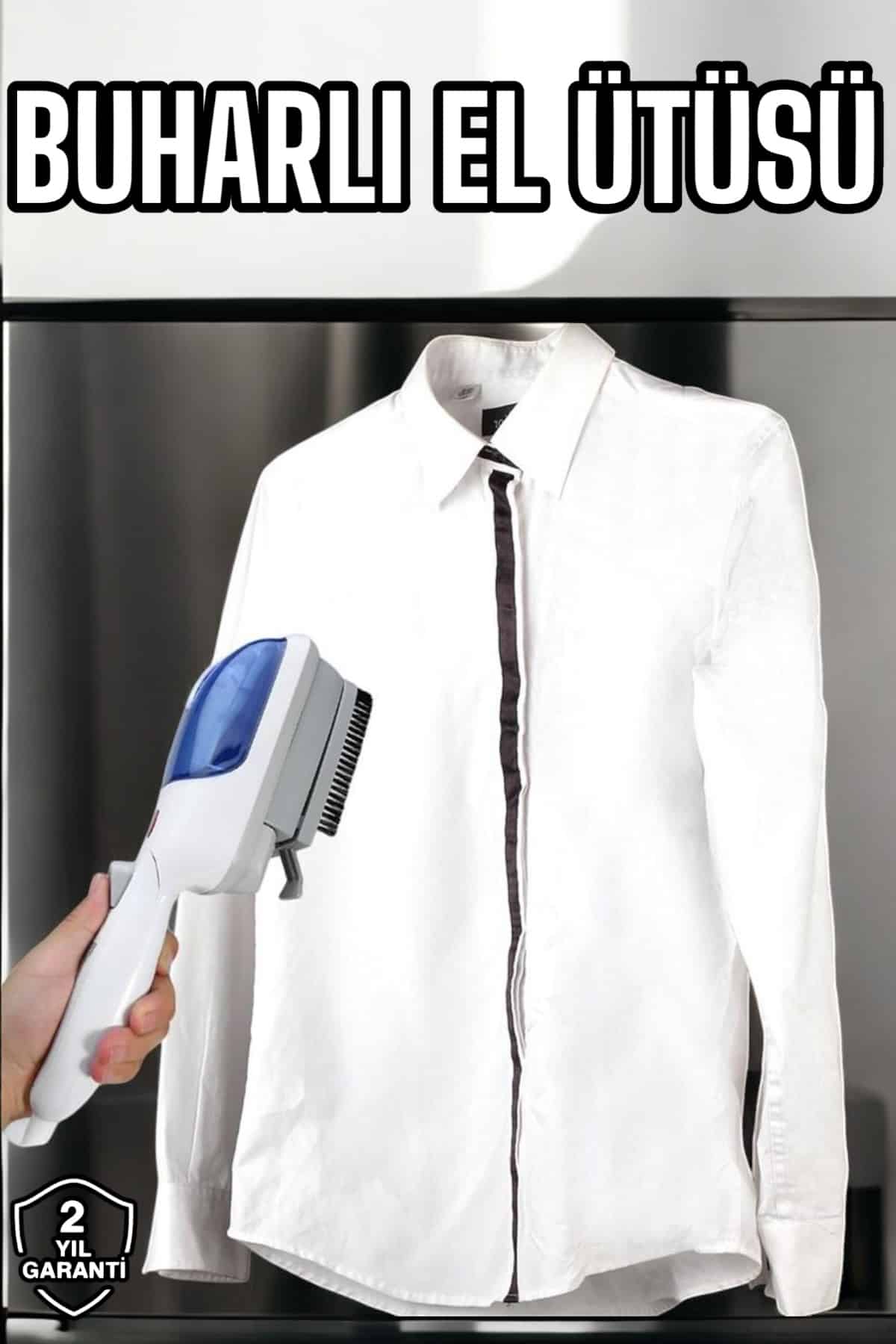 Buharlı El Ütüsü Taşınabilir Kompakt Su Hazneli - Lisinya