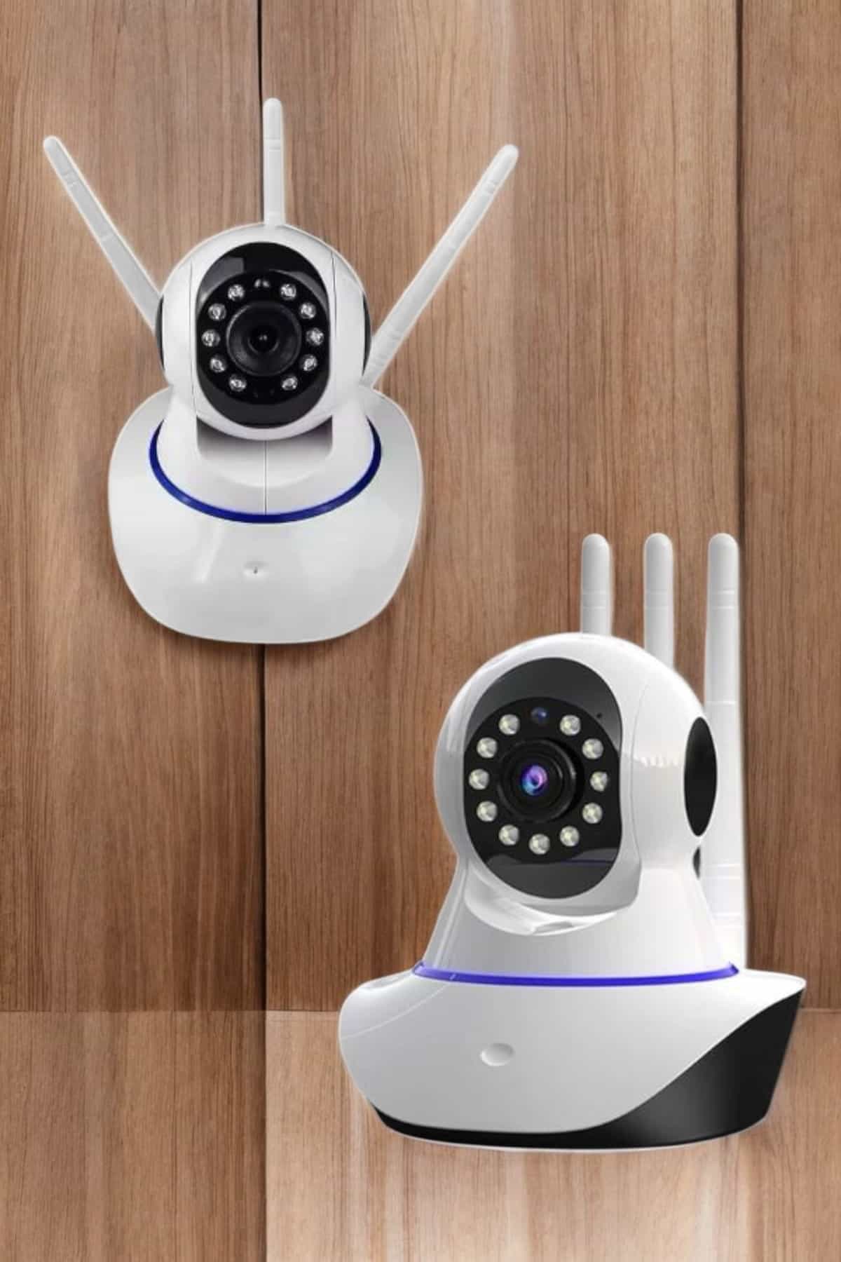 Ev Kamerası Wifi Kamerası Video Kayıt Çift Yönlü Hareket Sensörü Bebek - Lisinya