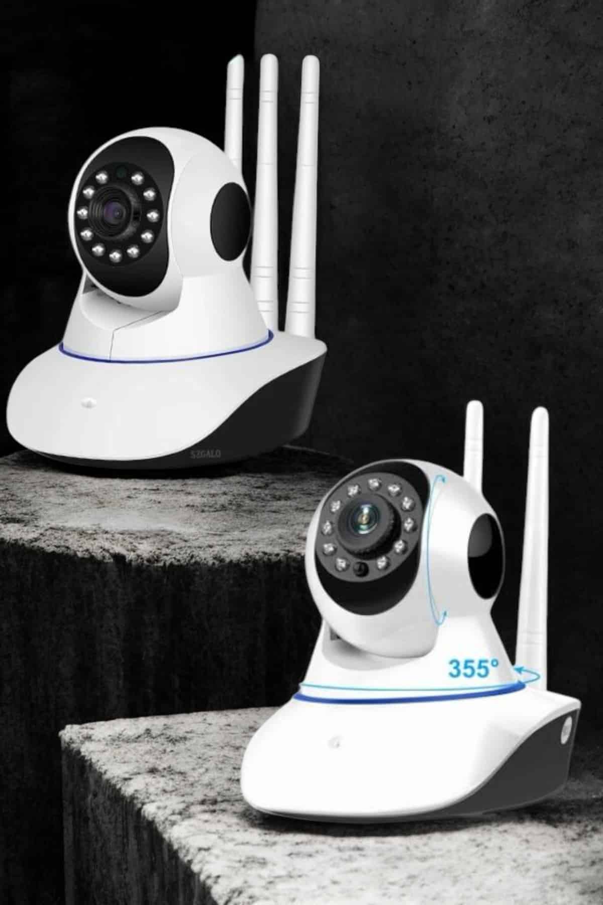 Wifi Kamerası Çift Yönlü Bebek Güvenlik Kamerası Gece Görüşlü - Lisinya