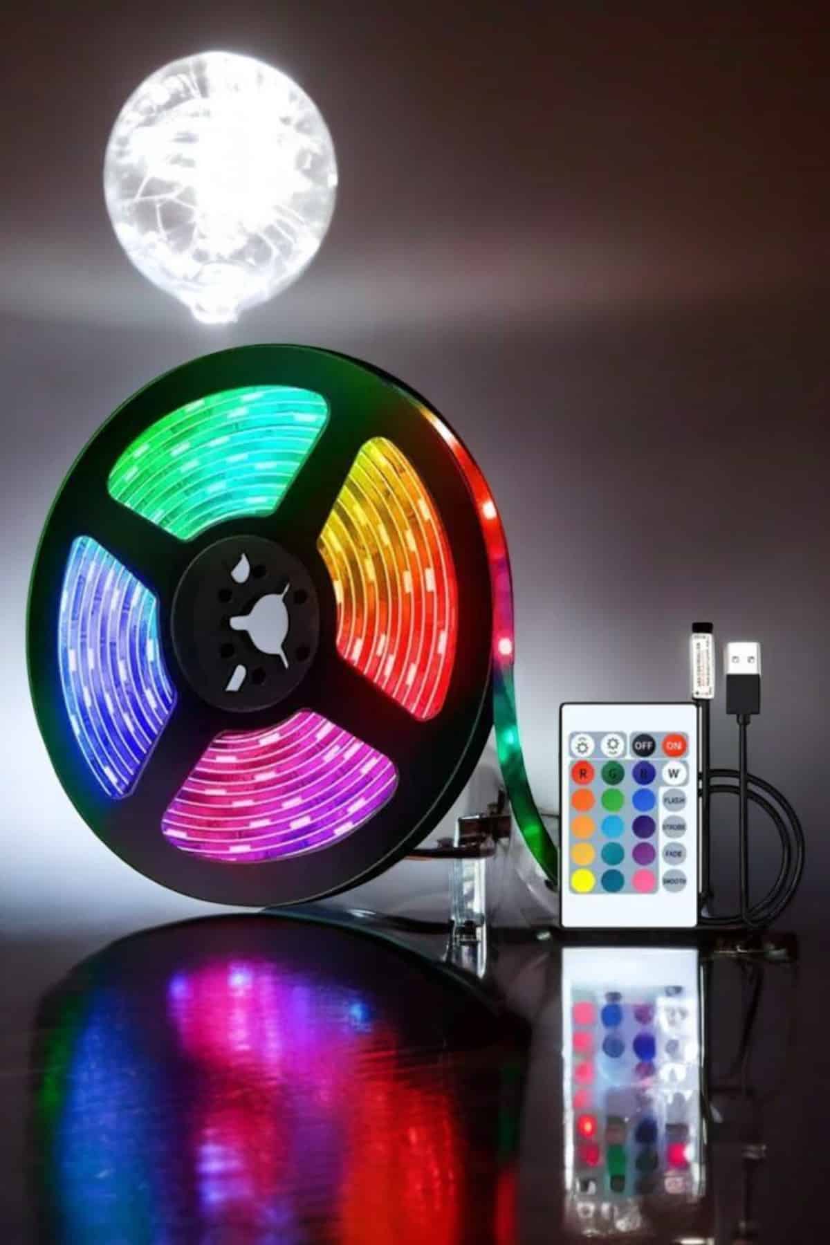 Smart Şerit Led TV Arkası Renkli Kumandalı 10 Metre - Lisinya