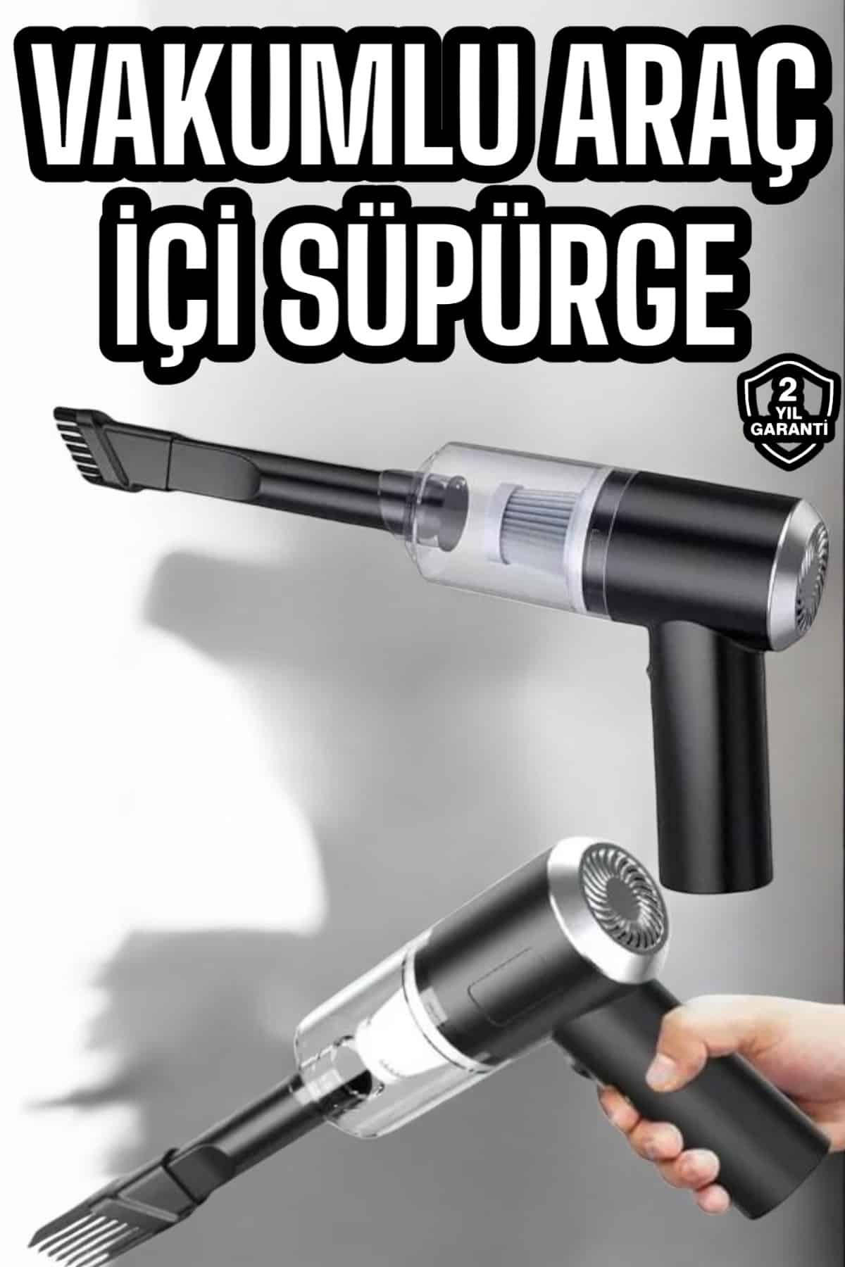 Araç İçi Süpürge Filtreli Şarjlı Süpürge Vakumlu Yıkanabilir - Lisinya