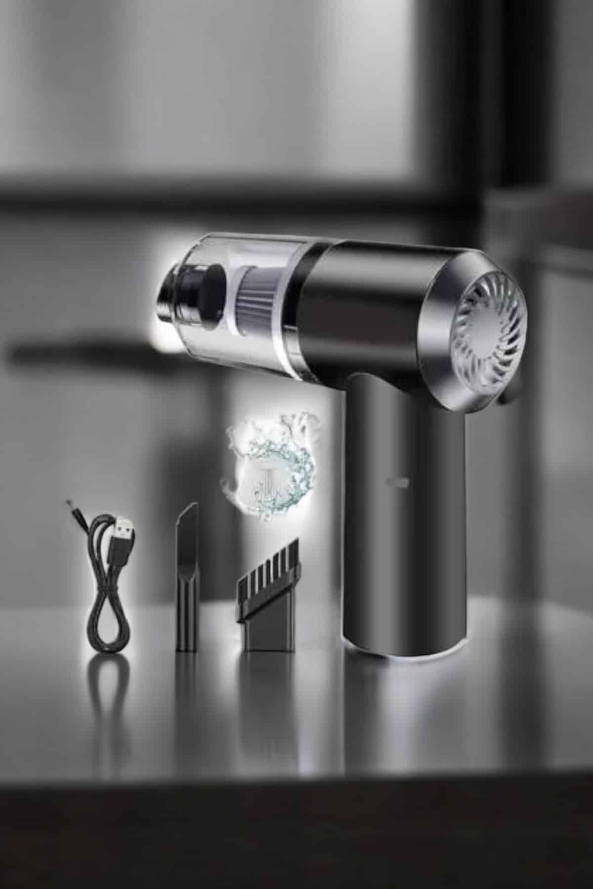 Araç İçi Süpürge Filtreli Şarjlı Süpürge Vakumlu Yıkanabilir - Lisinya