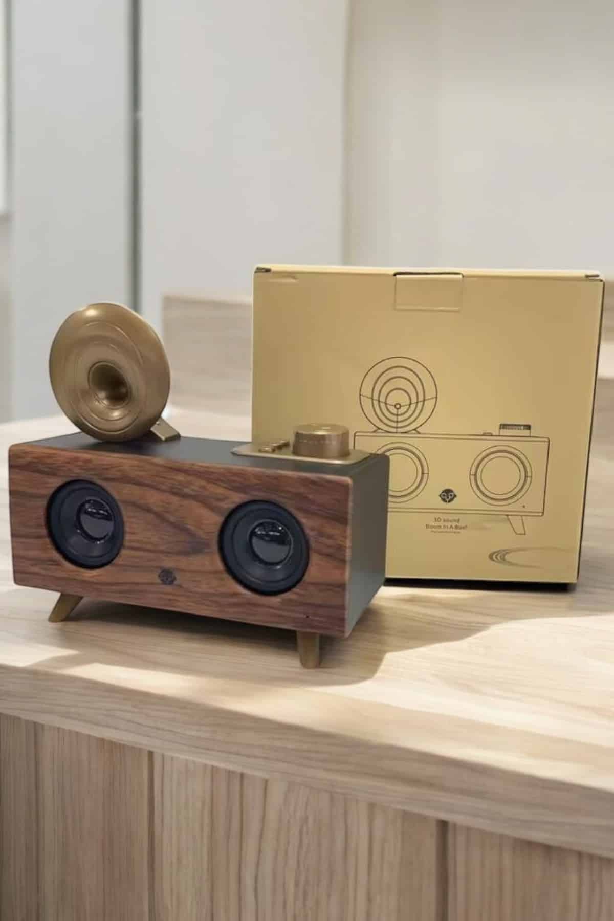 Nostaljik Görünümlü Bluetooth Bağlantılı Speaker - Lisinya
