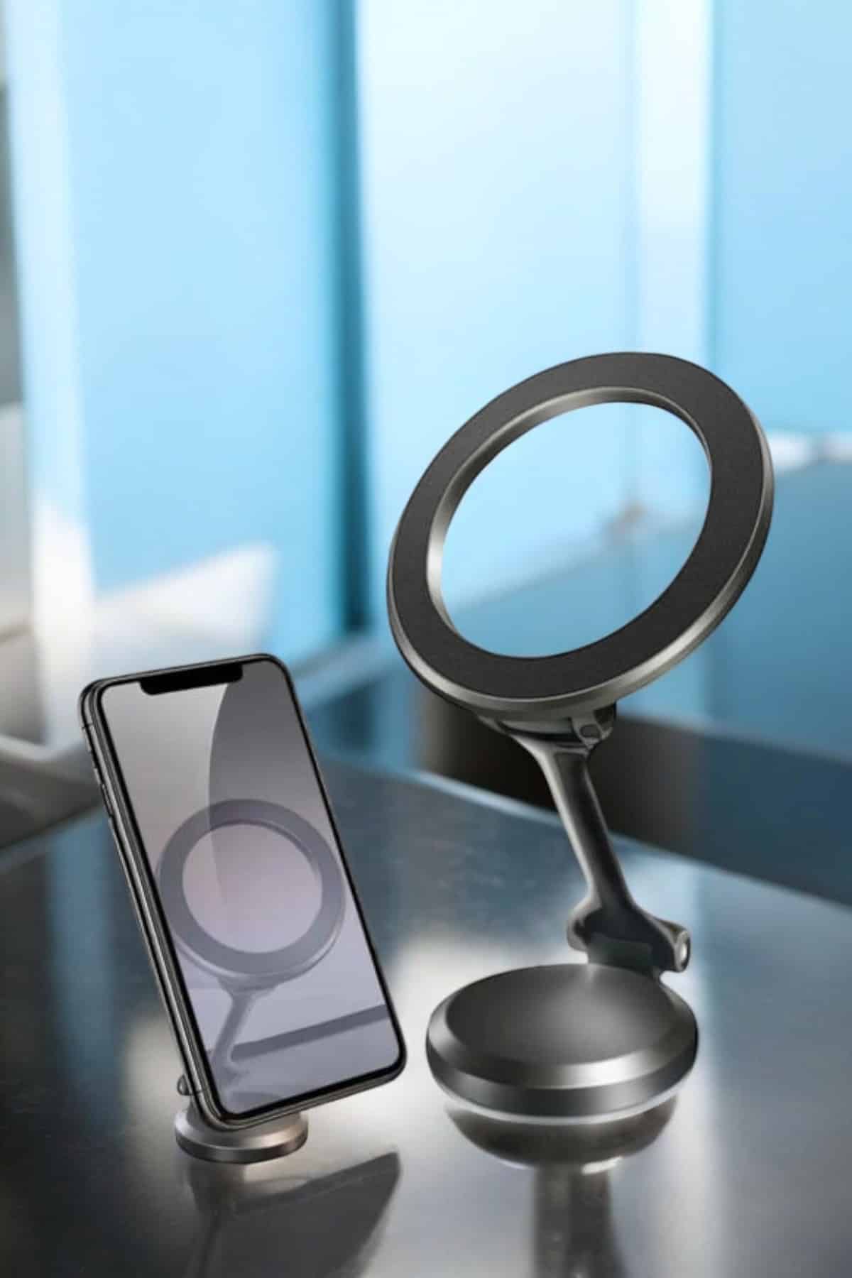 Araç İçi Telefon Tutacağı Manyetik Tasarım Ayarlanabilir - Lisinya