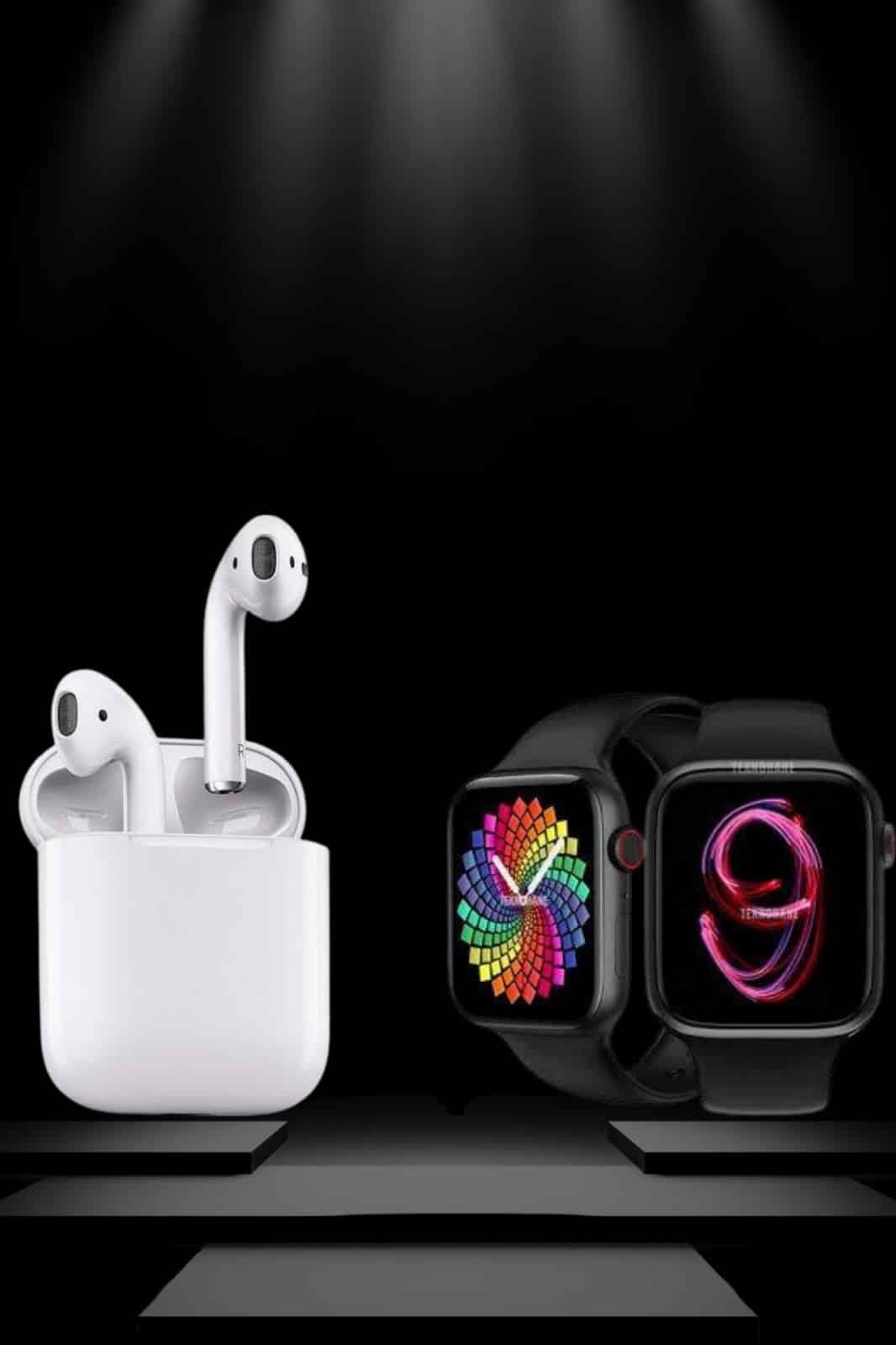 2025 Model Akıllı Saat ve 2.Nesil TWS Bluetooth Kulaklık ANC Özelliği Amoled Ekran - Lisinya