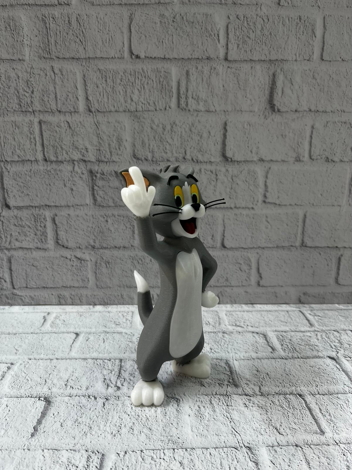 22 cm Tom Figürü Çizgi Karakter Biblo Koleksiyonluk Dekoratif Obje - Lisinya