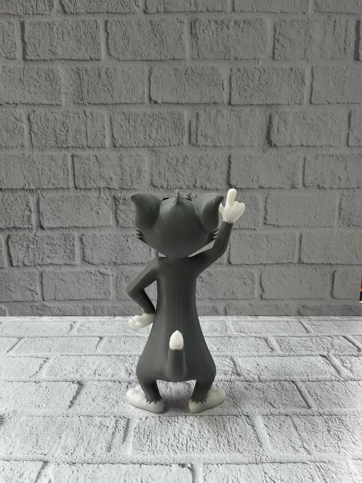 22 cm Tom Figürü Çizgi Karakter Biblo Koleksiyonluk Dekoratif Obje - Lisinya