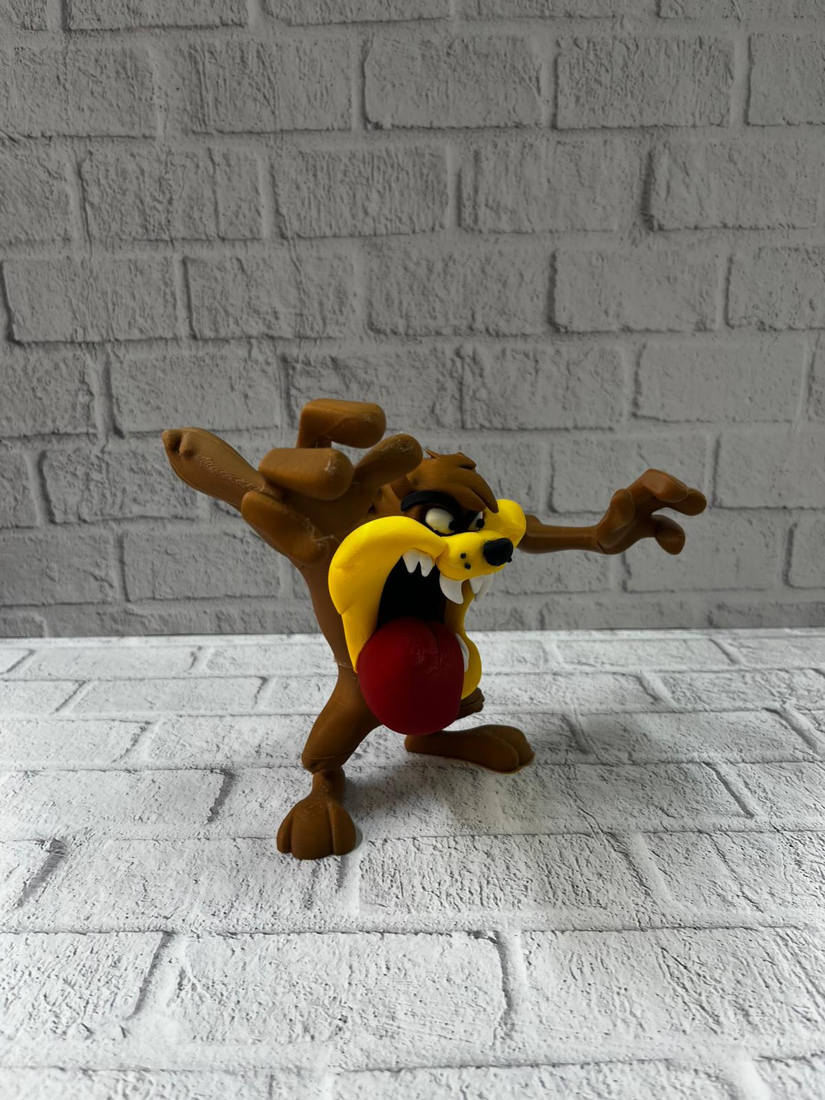 15 cm Tazmanya Canavarı Figürü Çizgi Karakter Koleksiyonluk Biblo - Lisinya