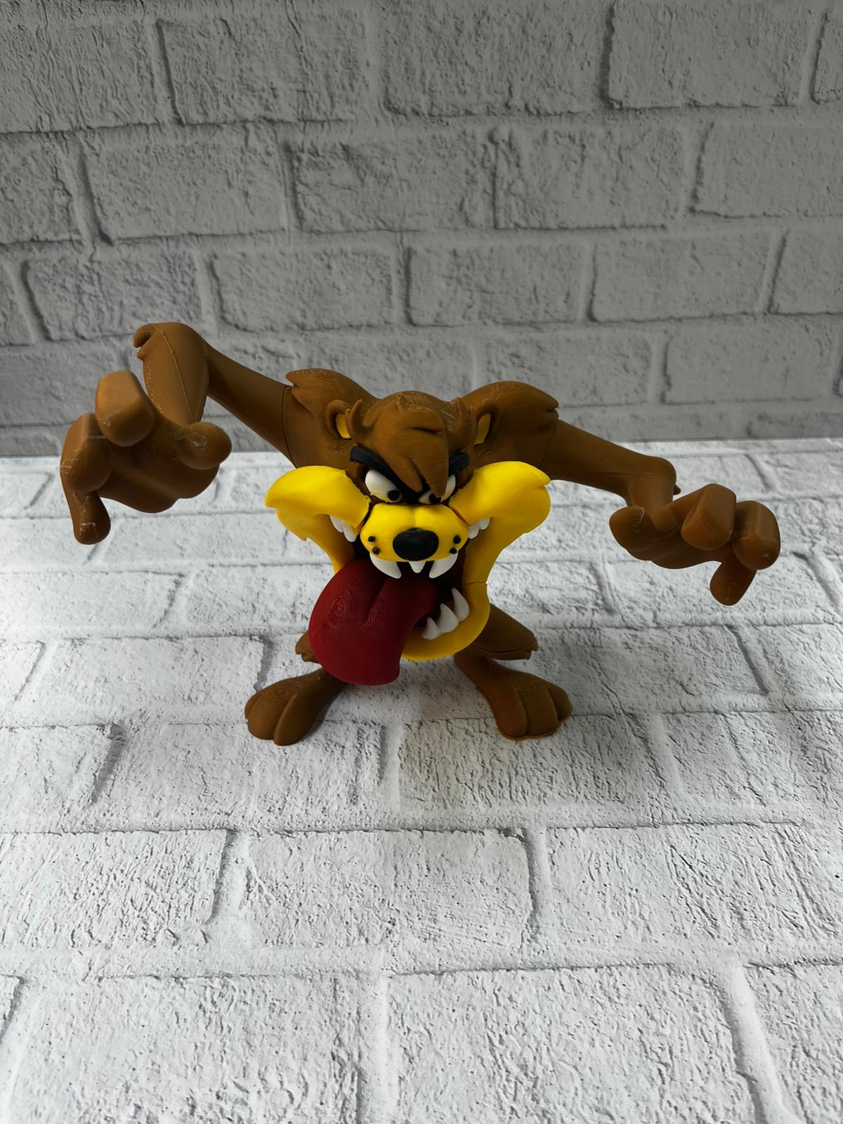 15 cm Tazmanya Canavarı Figürü Çizgi Karakter Koleksiyonluk Biblo - Lisinya