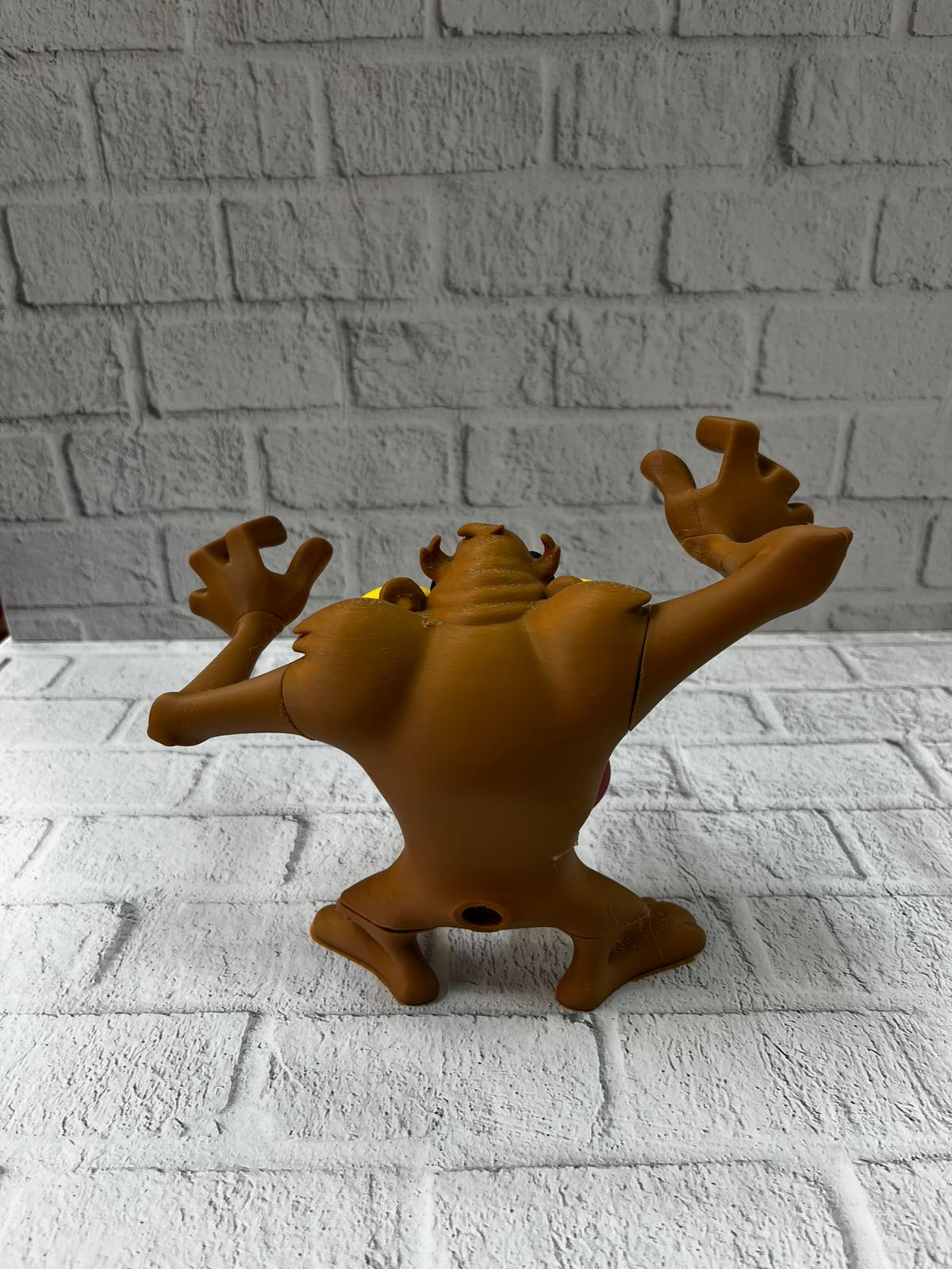 15 cm Tazmanya Canavarı Figürü Çizgi Karakter Koleksiyonluk Biblo - Lisinya