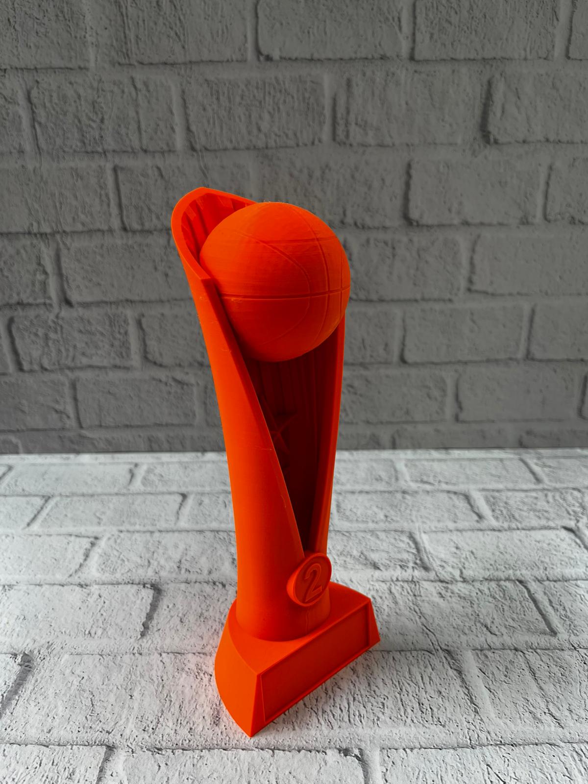 23cm Turuncu Basketbol Kupa Biblo Modern Ödül Dekor Ürünü - Lisinya