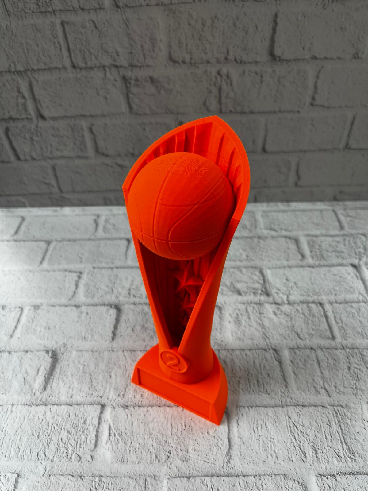 23cm Turuncu Basketbol Kupa Biblo Modern Ödül Dekor Ürünü - Lisinya