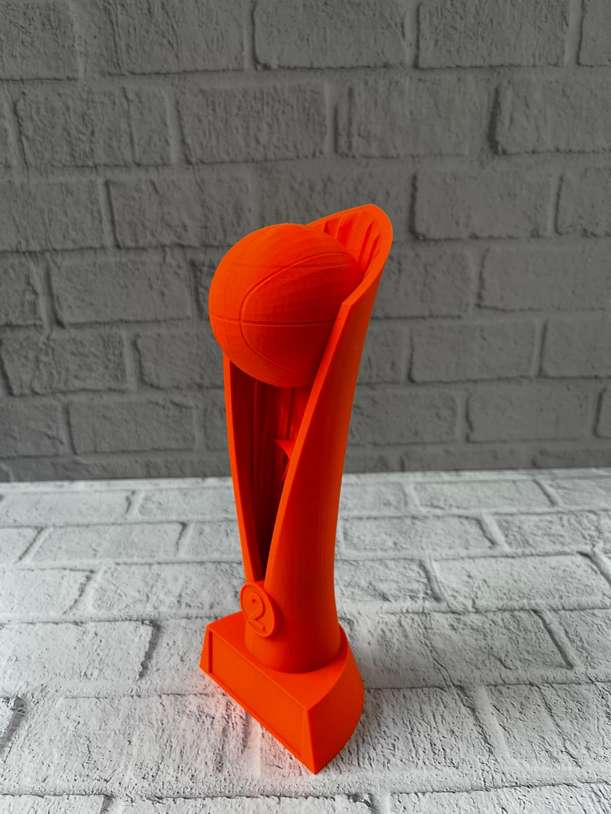 23cm Turuncu Basketbol Kupa Biblo Modern Ödül Dekor Ürünü - Lisinya