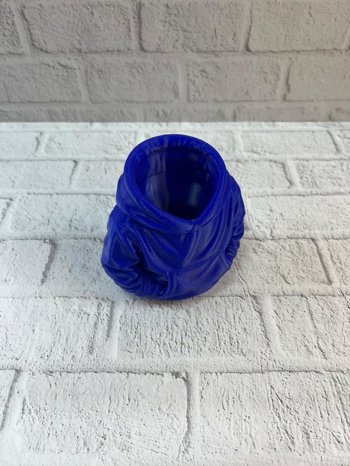 Lacivert Hoodie Kalemlik 10x10 cm Masa Üstü Düzenleyici - Lisinya