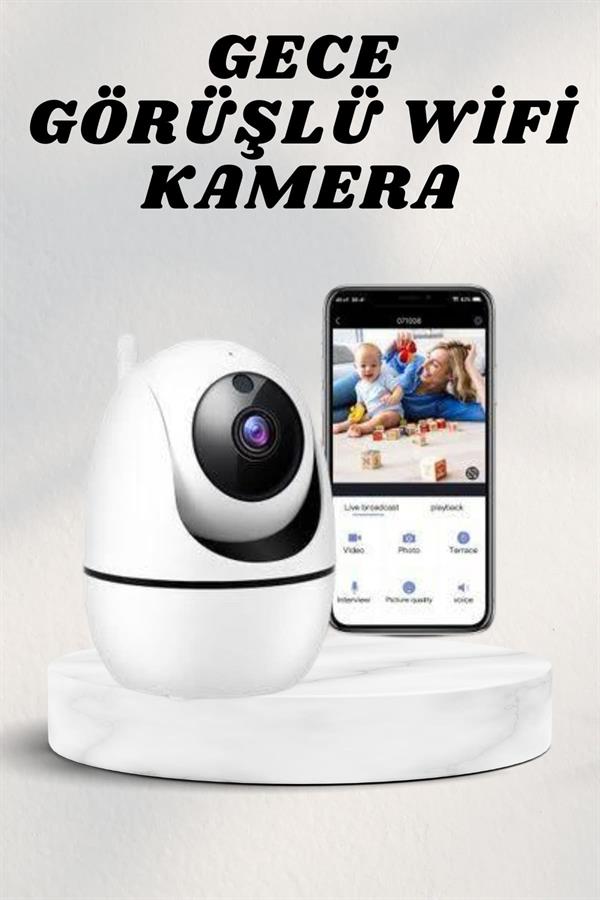 Wifi Kamerası Kablosuz Wifi Güvenlik Kamerası - Lisinya