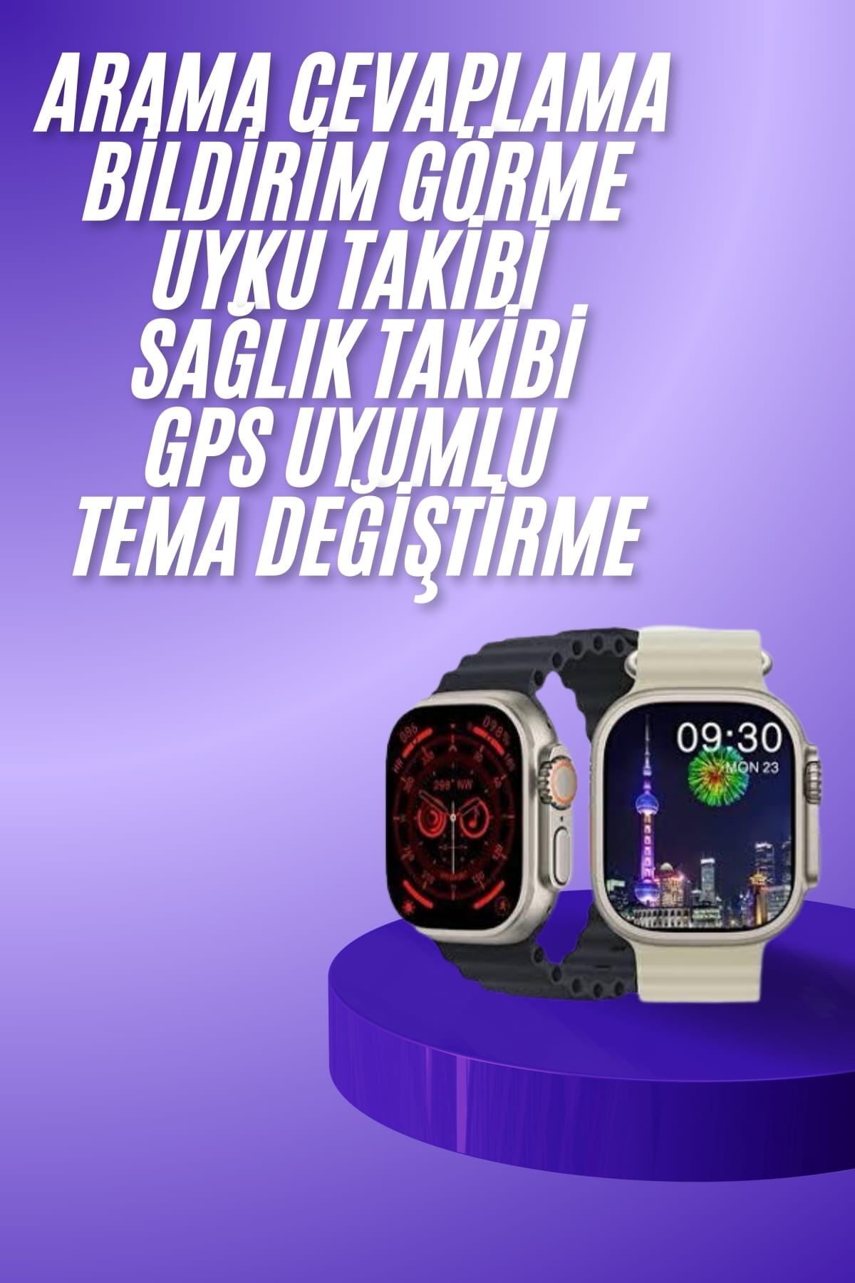 Akıllı Saat Bluetooth Bağlantılı Uyku ve Sağlık Takibi - Lisinya