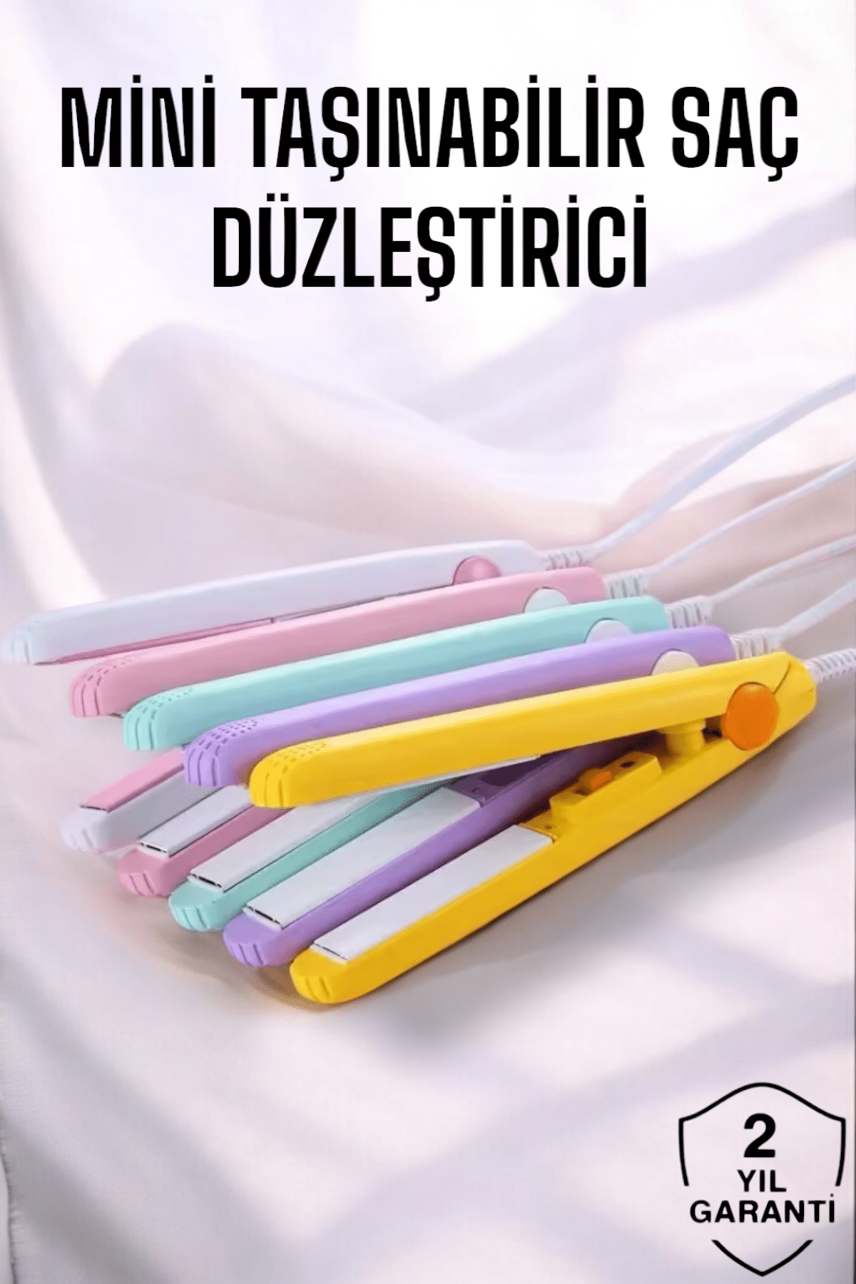 180°C Isı ve Uzun Süre Kalıcı Düzlük Sağlayan Mini Saç Düzleştirici - Lisinya