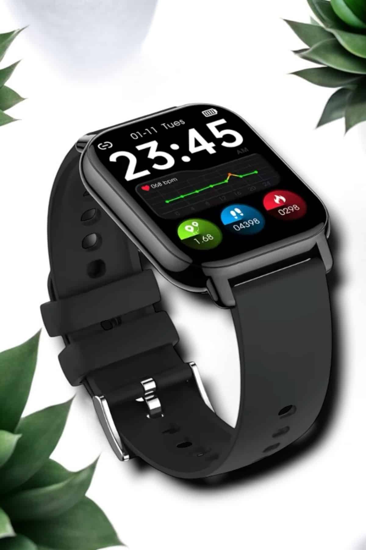 Suya Dayanıklı Bluetooth Akıllı Saat GPS, Adımsayar, Nabız & Sağlık Takibi - Lisinya