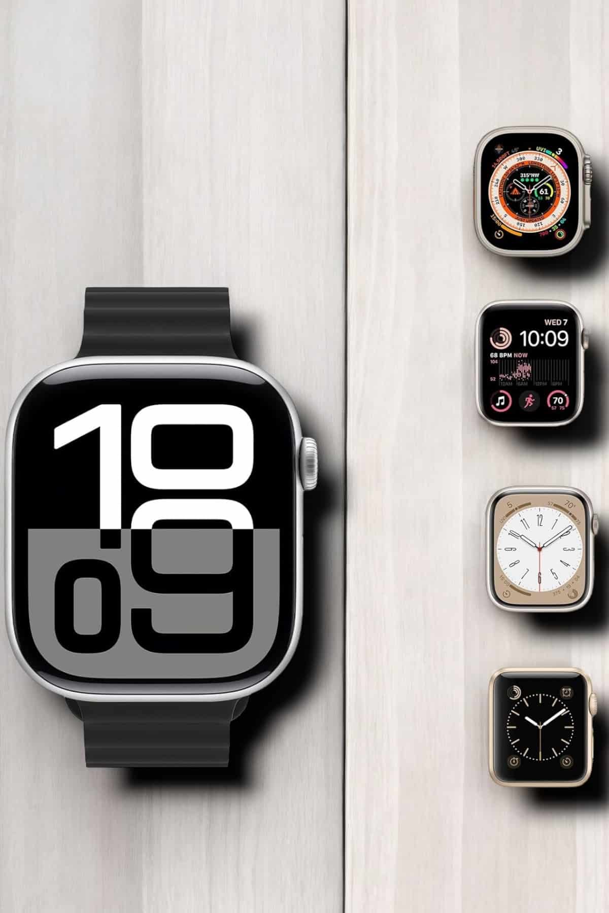 Yeni Nesil Ultra Akıllı Saat Titreşimli, Uyku & Sağlık Takibi, Çift Kordon - Lisinya