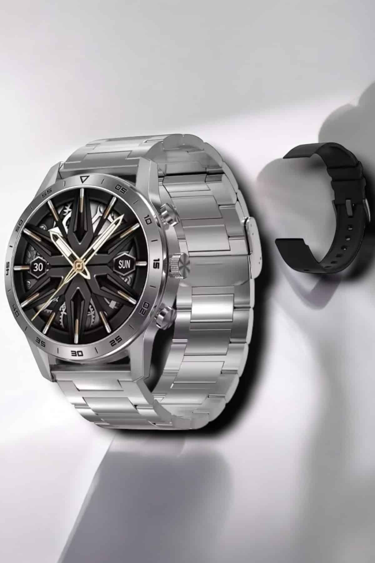 Çift Kordonlu Yüksek Çözünürlüklü Akıllı Saat Uyku İzleyici & Spor Modları - Lisinya