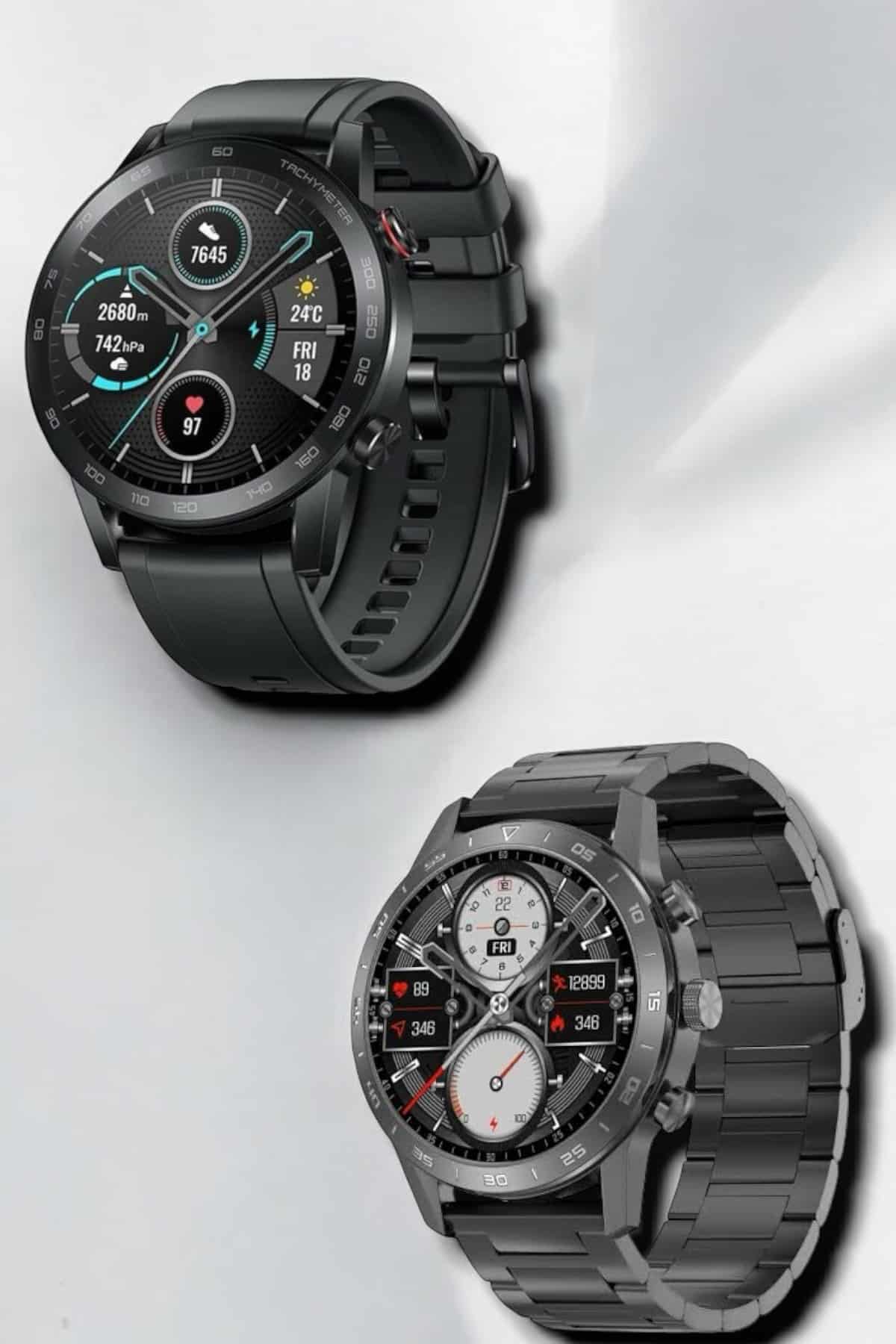 Çift Kordonlu Yüksek Çözünürlüklü Akıllı Saat Uyku İzleyici & Spor Modları - Lisinya