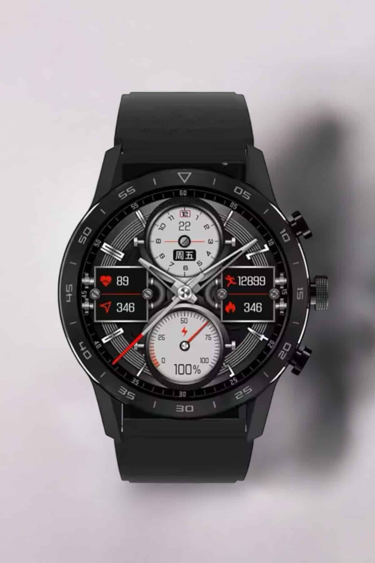 Suya Dayanıklı Dokunmatik Akıllı Saat Bluetooth 5.0, Sesli Asistan ve Sağlık Takibi - Lisinya