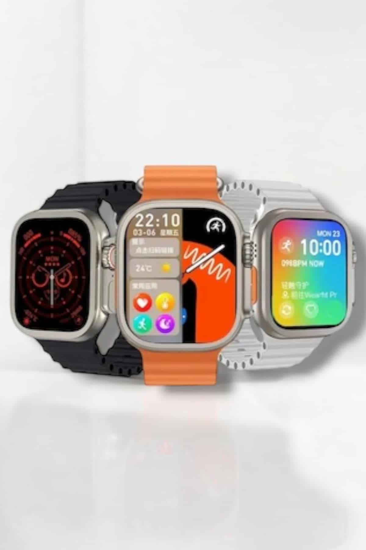 Bluetooth Bağlantılı Nabız, Kan Basıncı, Oksijen Ölçer Akıllı Saat - Lisinya