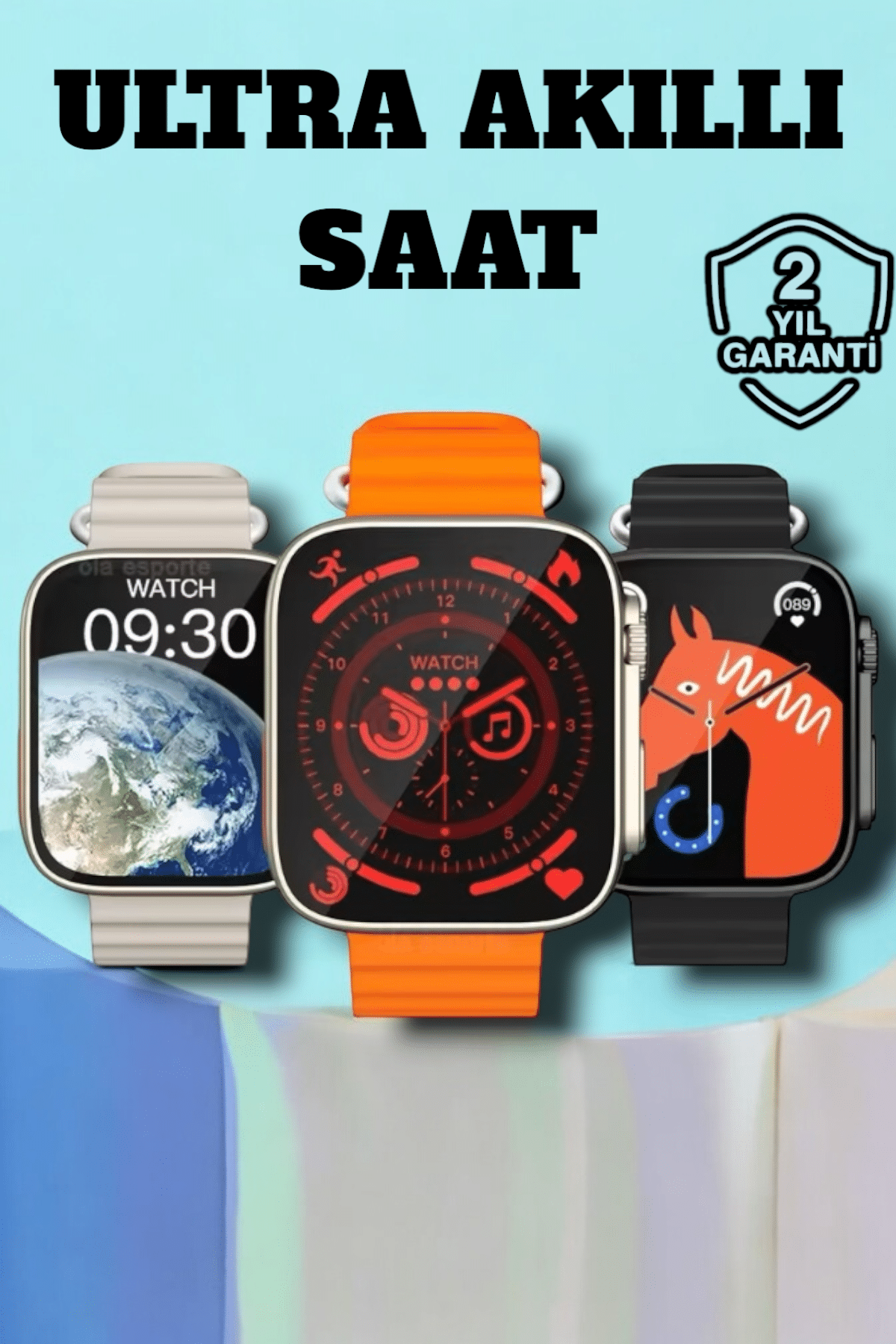 Adımsayar, Uyku Takibi ve Spor Kalori Hesaplama Akıllı Saat - Lisinya