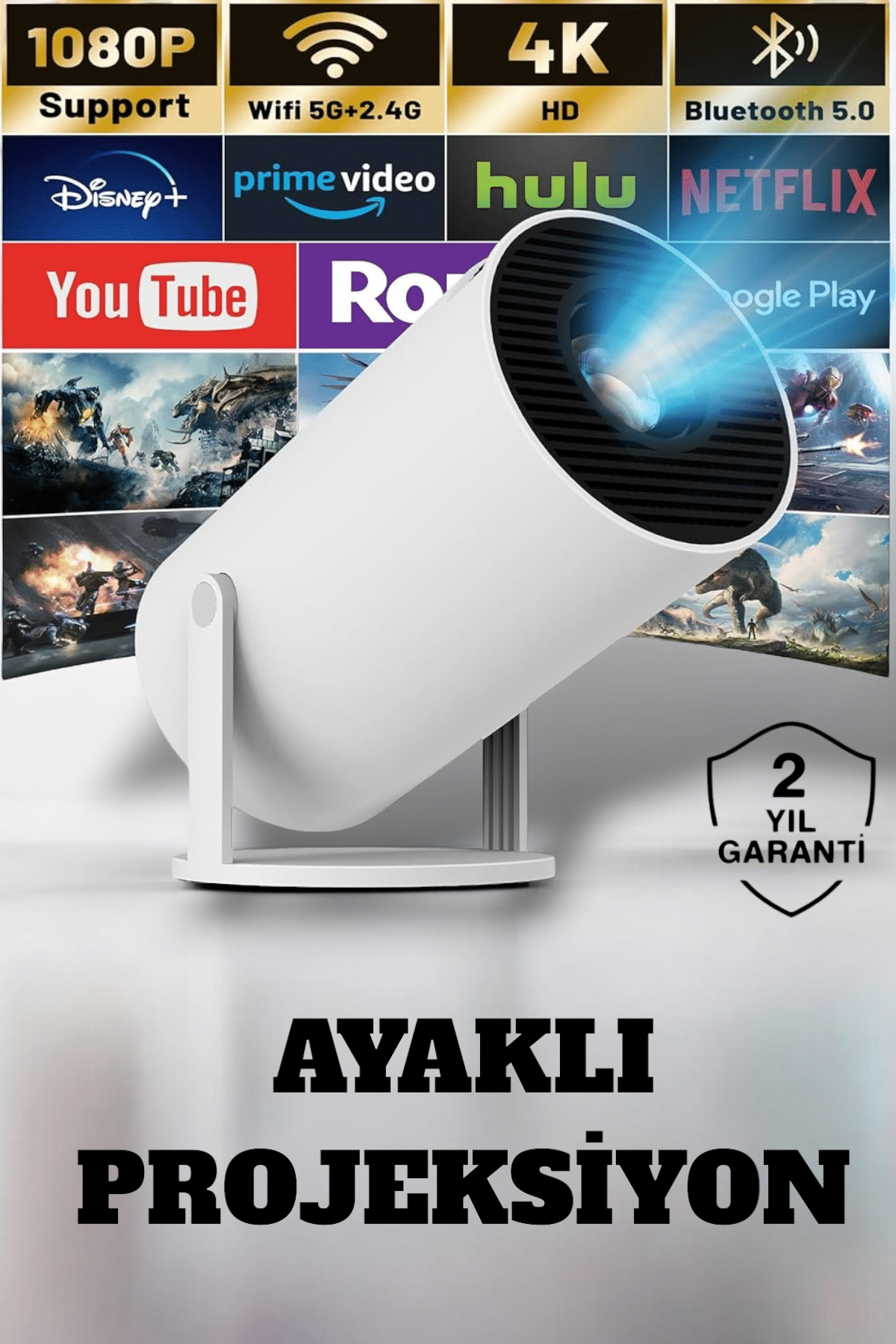 HDMI ve Full HD Teknolojili 160 ANSI Lümen Kablosuz Projeksiyon - Lisinya HDMI ve Full HD Teknolojili 160 ANSI Lümen Kablosuz Projeksiyon - Lisinya