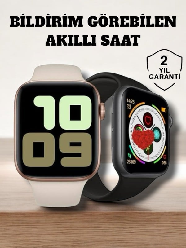 Akıllı Saat 44mm Çelik Kasa, OLED Ekran ve Gelişmiş Sağlık Takibi - Lisinya